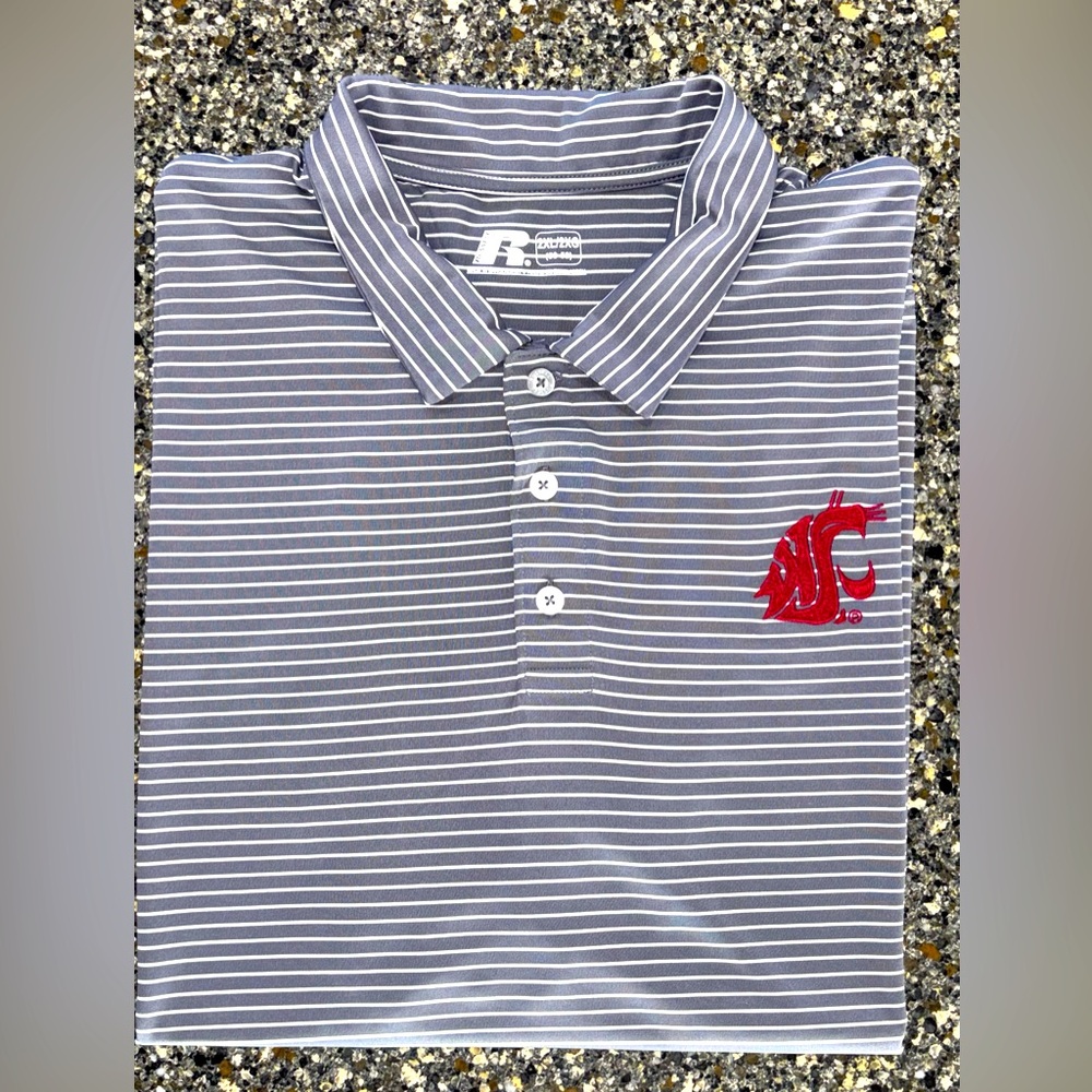 Russel Washington State Cougars Polo. (XXL)